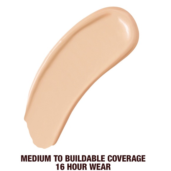 CHARLOTTE TILBURRY BEAUTIFUL SKIN 4 WARM SKIN MEDIUM COVER LIQUID FOUNDATION - Picture 6 of 12